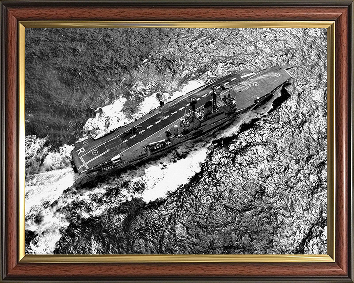 HMS Ark Royal R09 Royal Navy Audacious class aircraft carrier Photo Print or Framed Print - Hampshire Prints