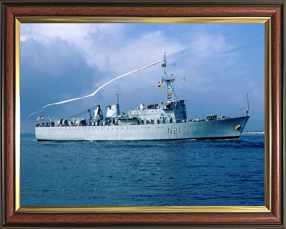 HMS Abdiel N21 Royal Navy Abdiel Class Mine Layer Photo Print or Framed Print - Hampshire Prints