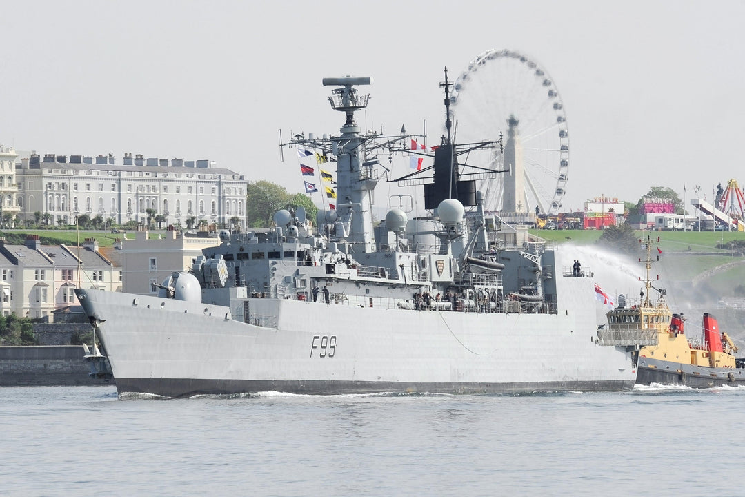 HMS Cornwall F99 | Photo Print | Framed Print | Poster | Type 22 | Frigate | Royal Navy Hampshire Prints