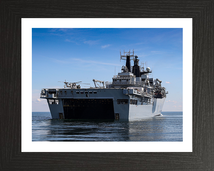 HMS Albion L14 Royal Navy Albion Class amphibious ship Photo Print or Framed Print - Hampshire Prints