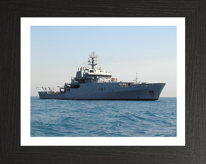 HMS Echo H87 Royal Navy hydrographic survey ship Photo Print or Framed Print - Hampshire Prints