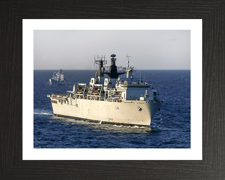 HMS Albion L14 Royal Navy Albion Class amphibious ship Photo Print or Framed Print - Hampshire Prints