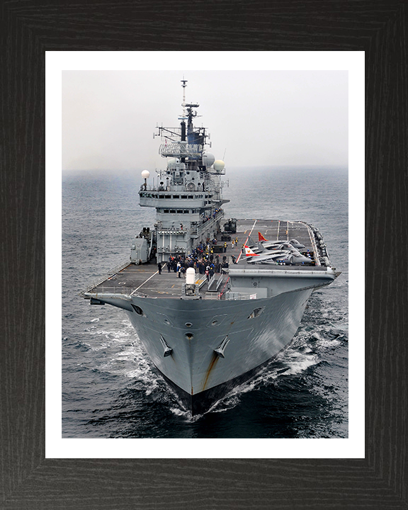 HMS Ark Royal R07 Royal Navy Invincible class aircraft carrier Photo Print or Framed Print - Hampshire Prints