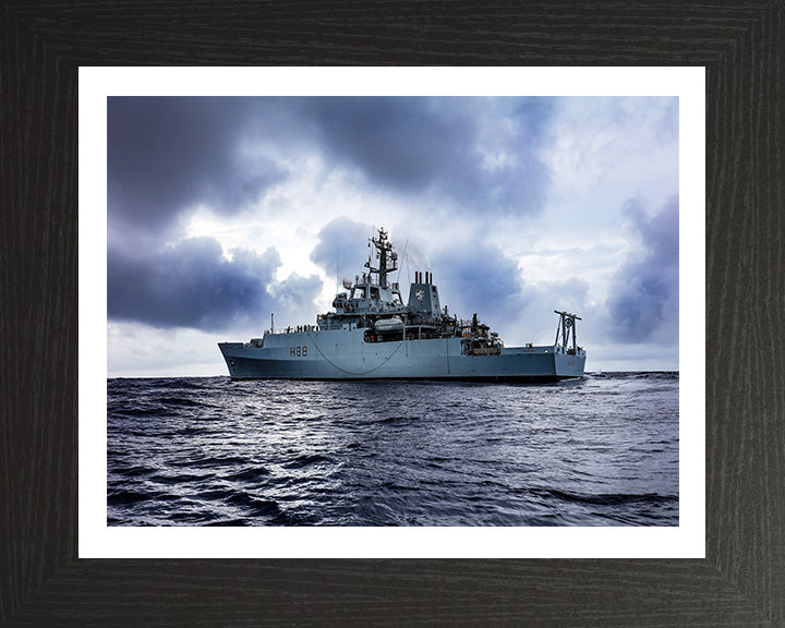 HMS Enterprise H88 | Photo Print | Framed Print | Hydrographic Survey Vessel | Royal Navy Hampshire Prints