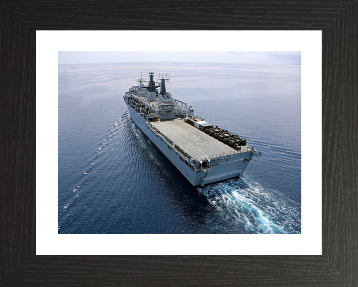 HMS Albion L14 Royal Navy Albion Class amphibious ship Photo Print or Framed Print - Hampshire Prints