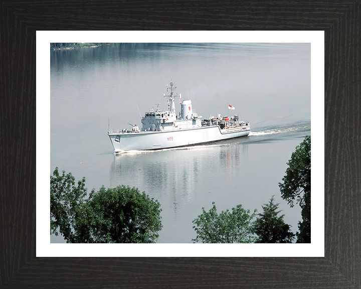 HMS Brecon M29 Royal Navy Hunt class mine countermeasures vessel Photo Print or Framed Print - Hampshire Prints