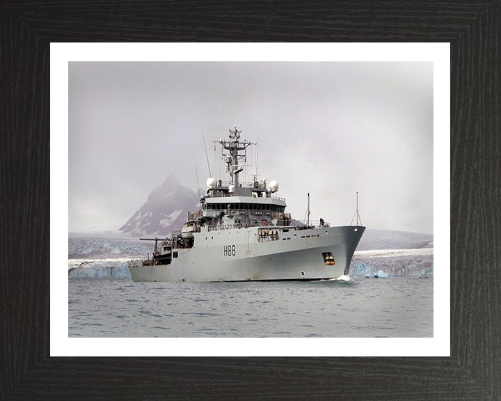 HMS Enterprise H88 | Photo Print | Framed Print | Hydrographic Survey Vessel | Royal Navy Hampshire Prints