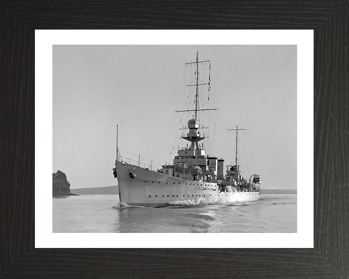 HMS Dunedin Royal Navy Danae class cruiser Photo Print or Framed Photo Print - Hampshire Prints