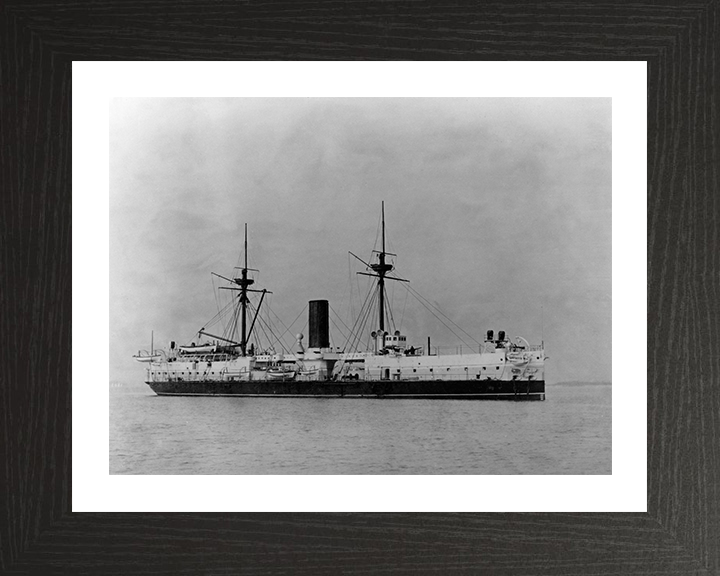 HMS Edinburgh (1882) Royal Navy Colossus class battleship Photo Print or Framed Print - Hampshire Prints