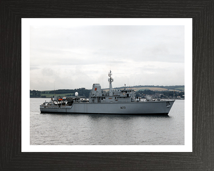 HMS Brecon M29 Royal Navy Hunt class mine countermeasures vessel Photo Print or Framed Print - Hampshire Prints