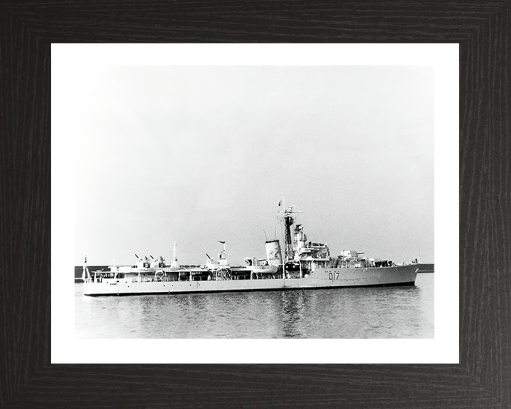 HMS Alamein D17 Royal Navy Battle Class fleet destroyer Photo Print or Framed Print - Hampshire Prints