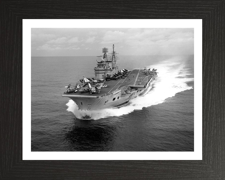 HMS Eagle R05 Royal Navy Audacious class aircraft carrier Photo Print or Framed Print - Hampshire Prints