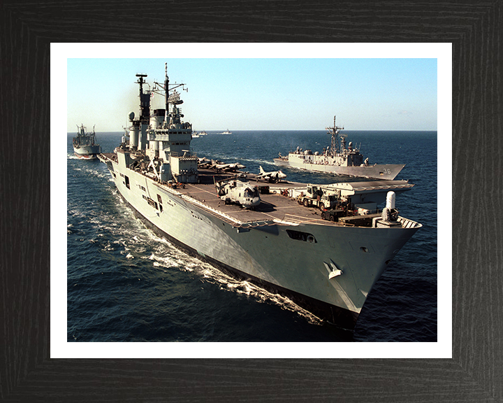 HMS Ark Royal R07 Royal Navy Invincible class aircraft carrier Photo Print or Framed Print - Hampshire Prints