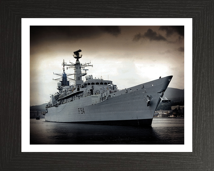 HMS Brave F94 Royal Navy Type 22 Frigate Photo Print or Framed Print - Hampshire Prints