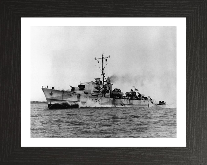 HMS Brissenden L79 | Photo Print | Framed Print | Hunt Class | Destroyer | Royal Navy Hampshire Prints