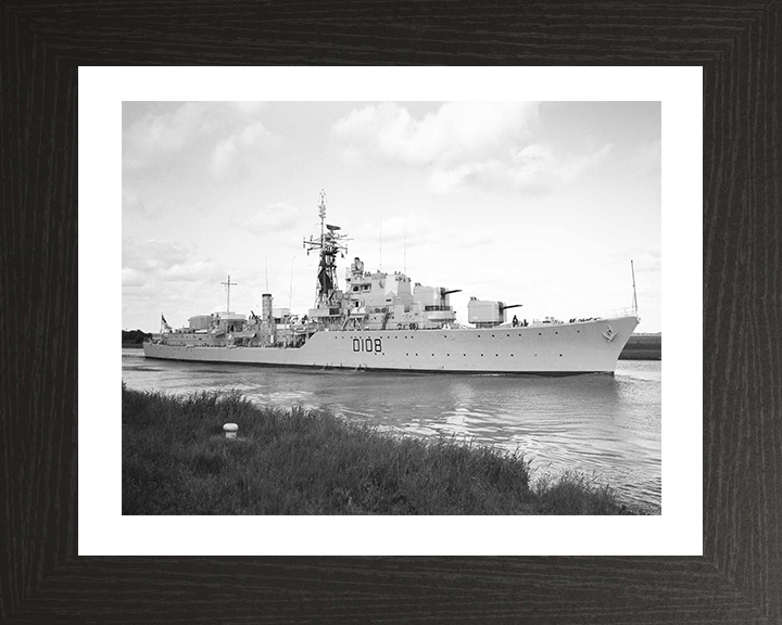 HMS Dainty D108 Royal Navy Daring class destroyer Photo Print or Framed Print - Hampshire Prints