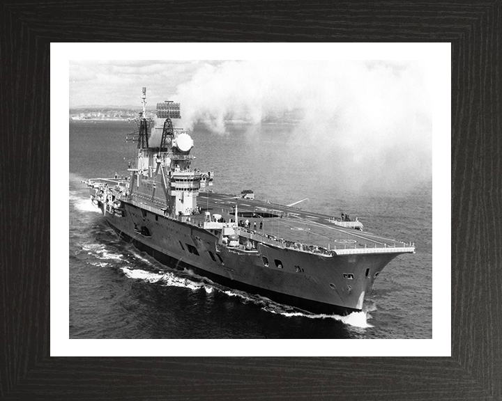 HMS Eagle R05 Royal Navy Audacious class aircraft carrier Photo Print or Framed Print - Hampshire Prints