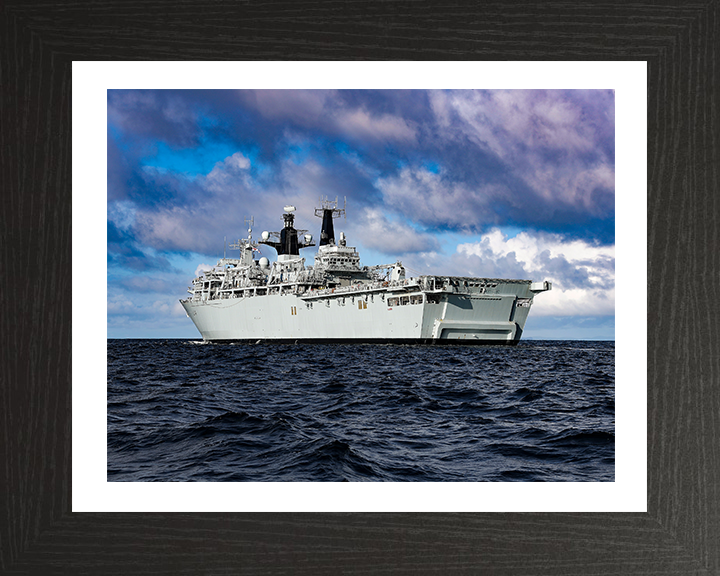 HMS Albion L14 Royal Navy Albion Class amphibious ship Photo Print or Framed Print - Hampshire Prints