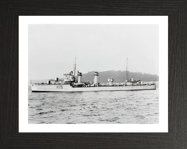 HMS Decoy H75 Royal Navy D class destroyer Photo Print or Framed Print - Hampshire Prints