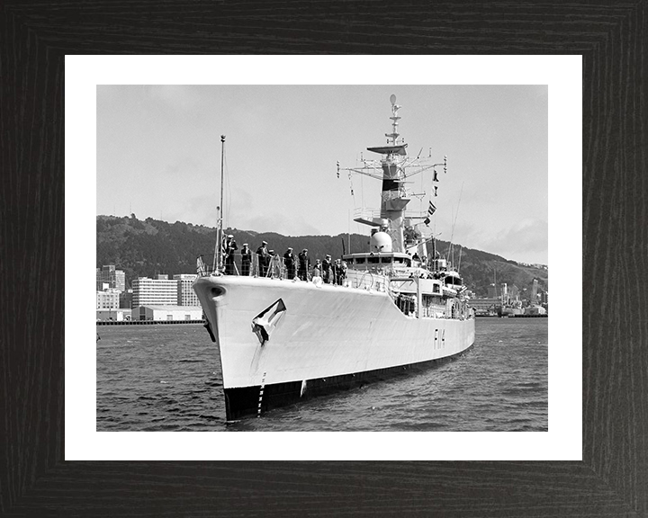 HMS Ajax F114 Royal Navy Leander Class Frigate Photo Print or Framed Print - Hampshire Prints