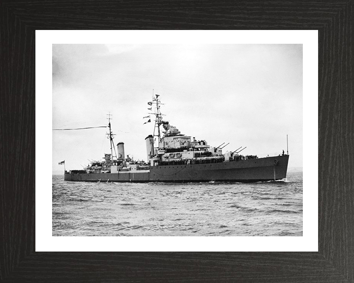 HMS Argonaut (61) Royal Navy Dido class light cruiser Photo Print or Framed Photo Print - Hampshire Prints