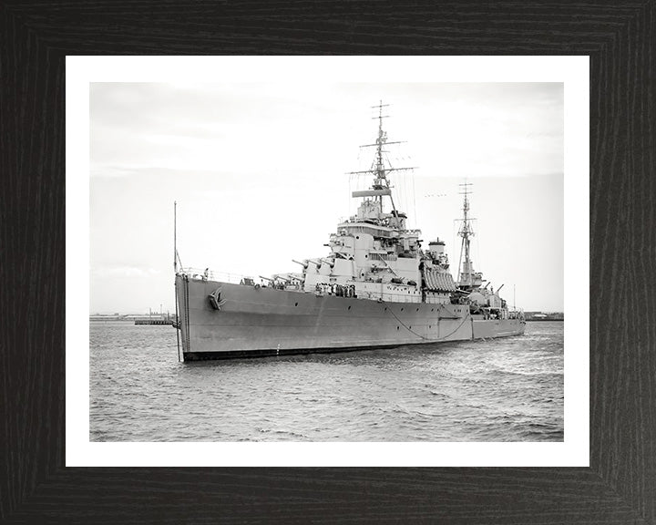 HMS Bermuda (52) Royal Navy Fiji class light cruiser Photo Print or Framed Photo Print - Hampshire Prints