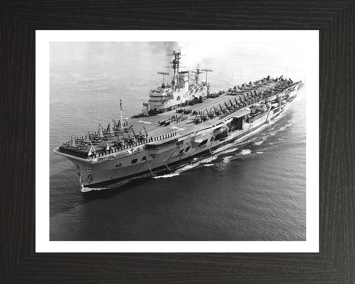 HMS Ark Royal (R09) Photo Print - High Port Bow View - Royal Navy Auda ...