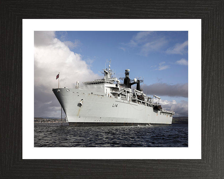 HMS Albion L14 Royal Navy Albion Class amphibious ship Photo Print or Framed Print - Hampshire Prints