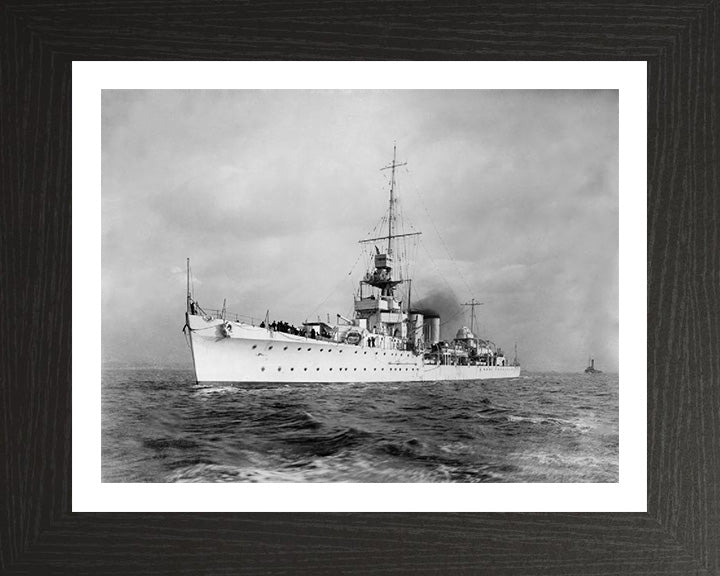 HMS Cairo D87 Royal Navy C class light cruiser Photo Print or Framed Photo Print - Hampshire Prints