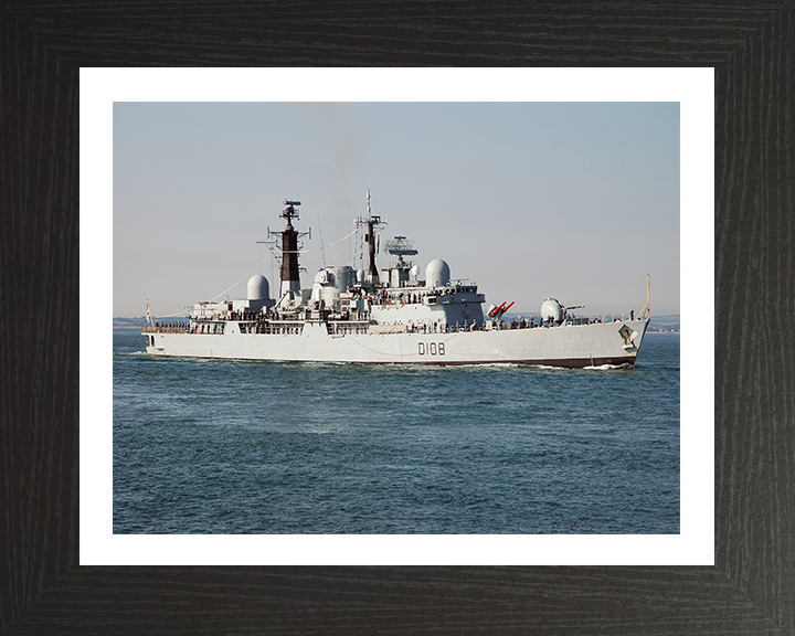 HMS Cardiff D108 Royal Navy Type 42 destroyer Photo Print or Framed Print - Hampshire Prints