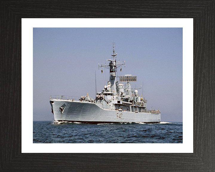 HMS Danae F47 Royal Navy Leander Class Frigate Photo Print or Framed Print - Hampshire Prints
