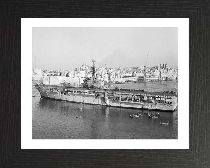 HMS Albion R07 Royal Navy Centaur class light fleet carrier Photo Print or Framed Print - Hampshire Prints