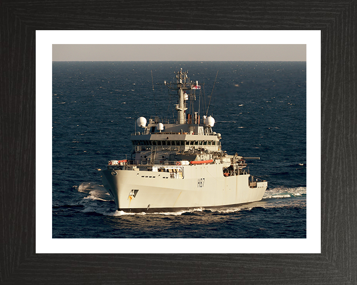 HMS Echo H87 Royal Navy hydrographic survey ship Photo Print or Framed Print - Hampshire Prints