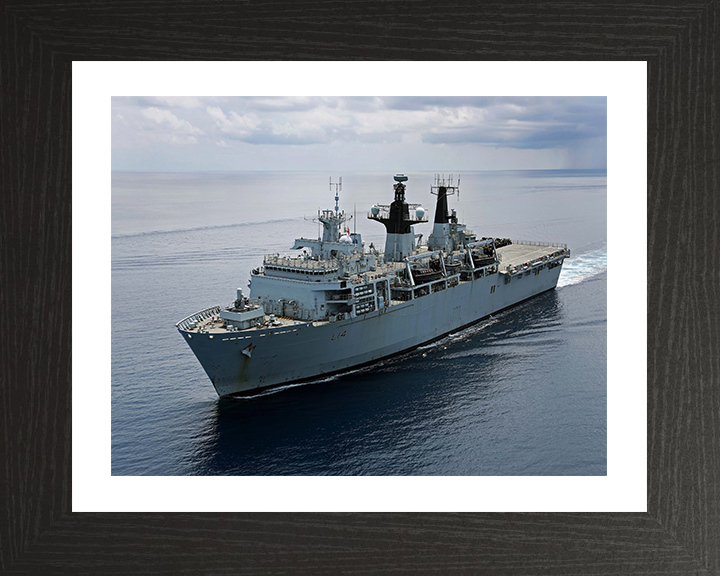 HMS Albion L14 Royal Navy Albion Class amphibious ship Photo Print or Framed Print - Hampshire Prints