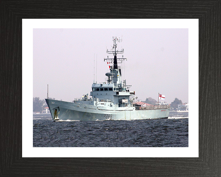 HMS Dumbarton Castle P265 Royal Navy Castle class patrol vessel Photo Print or Framed Print - Hampshire Prints