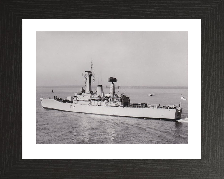 HMS Ajax F114 | Photo Print | Framed Print | Poster | Leander Class | Frigate | Royal Navy Hampshire Prints