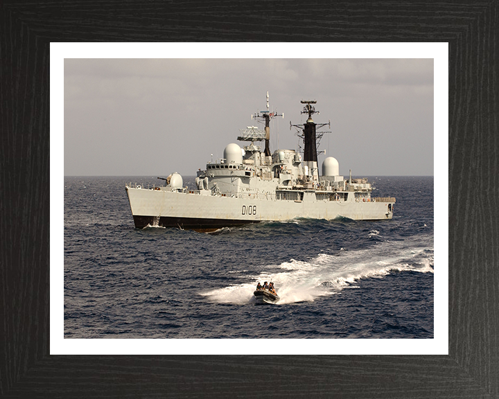 HMS Cardiff D108 Royal Navy Type 42 destroyer Photo Print or Framed Print - Hampshire Prints