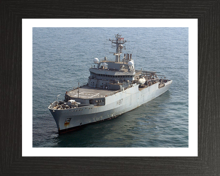 HMS Echo H87 Royal Navy Echo class survey vessel Photo Print or Framed Print - Hampshire Prints