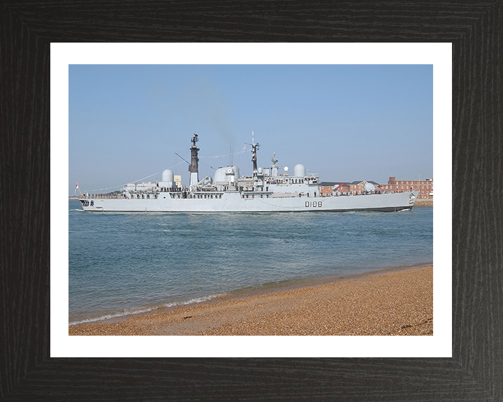 HMS Cardiff D108 Royal Navy Type 42 destroyer Photo Print or Framed Print - Hampshire Prints