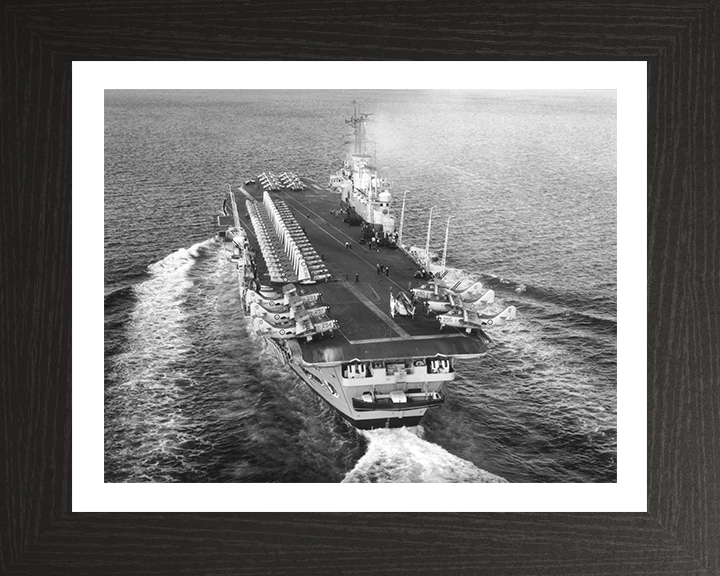 HMS Ark Royal R09 Royal Navy Audacious class aircraft carrier Photo Print or Framed Print - Hampshire Prints