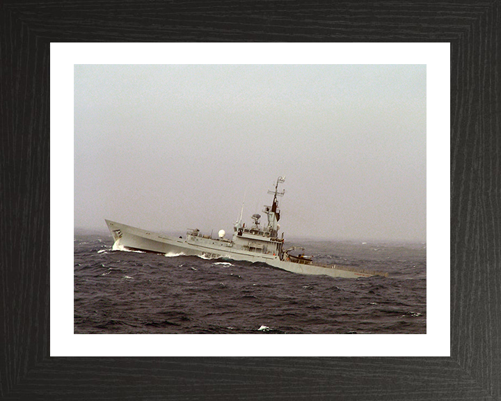 HMS Dumbarton Castle P265 Royal Navy Castle class patrol vessel Photo Print or Framed Print - Hampshire Prints