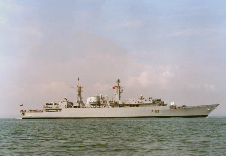 HMS Beaver (F93) Photo Print - Starboard Beam View - Royal Navy Type 22 Frigate Hampshire Prints 6 x 4 No Frame No