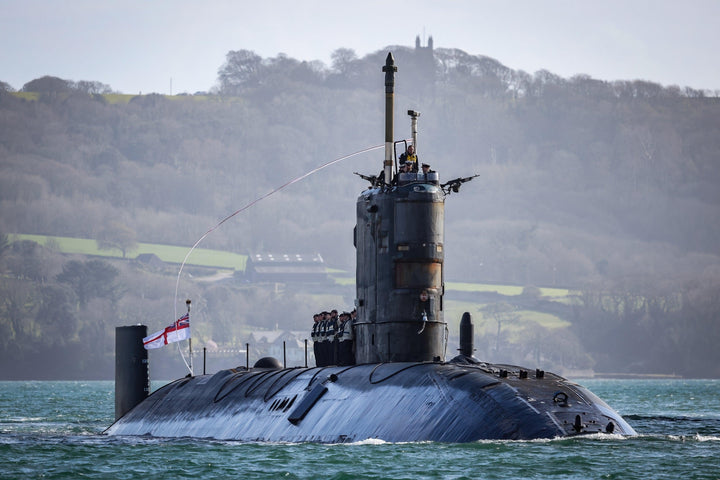 HMS Trenchant S91 Submarine | Photo Print | Framed Print | Trafalgar Class | Royal Navy Hampshire Prints
