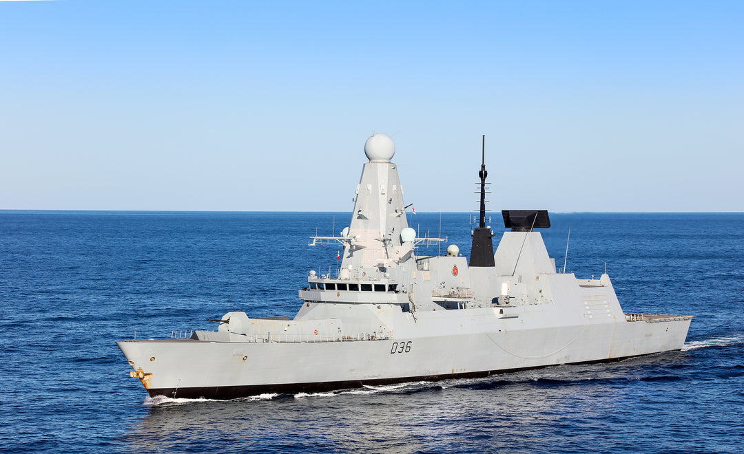 HMS Defender D36 Royal Navy Type 45 Destroyer Photo Print or Framed Photo Print - Hampshire Prints