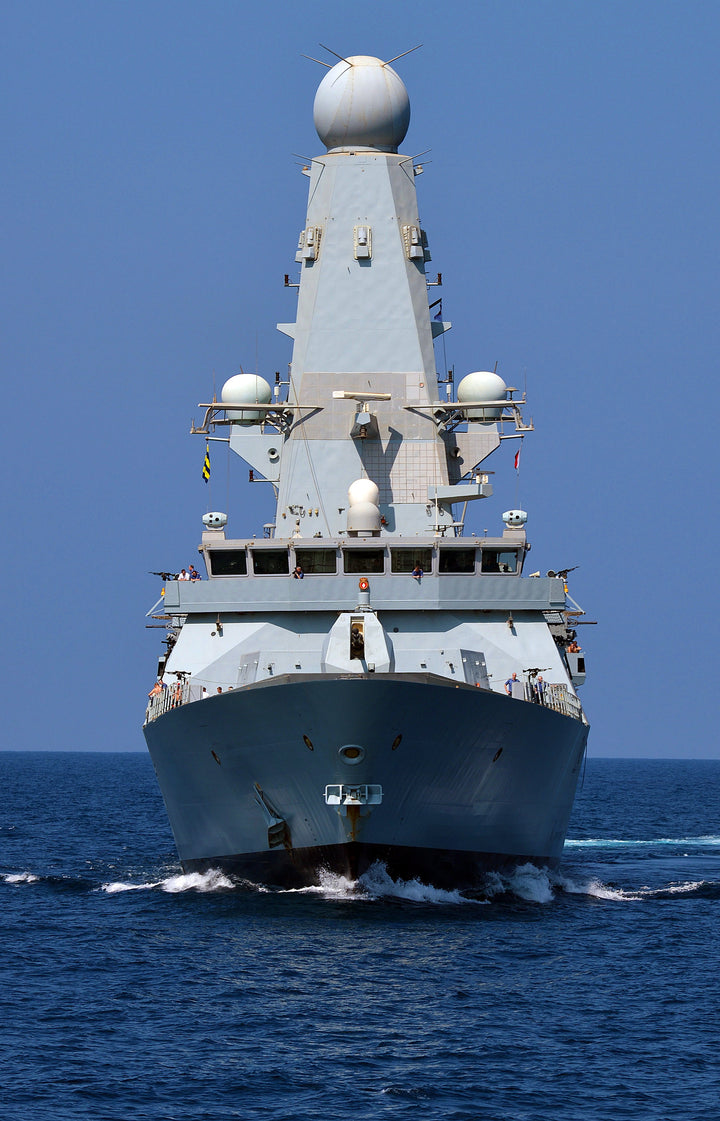 HMS Diamond (D34) Photo Print - Low Bow View - Royal Navy Type 45 Destroyer Hampshire Prints 6 x 4 No Frame No