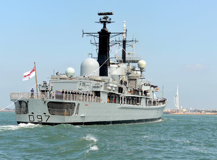 HMS Edinburgh D97 | Photo Print | Framed Print | Poster | Type 42 | Destroyer | Royal Navy Hampshire Prints