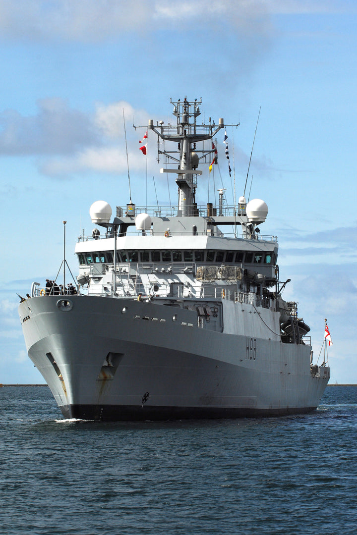 HMS Enterprise H88 | Photo Print | Framed Print | Hydrographic Survey Vessel | Royal Navy Hampshire Prints