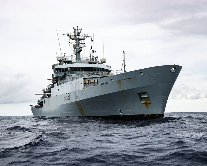HMS Enterprise H88 | Photo Print | Framed Print | Hydrographic Survey Vessel | Royal Navy Hampshire Prints