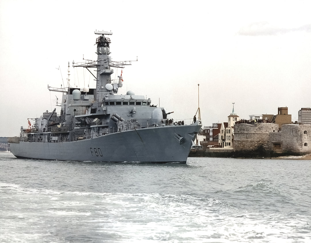 HMS Grafton F80 Royal Navy Type 23 Frigate Photo Print or Framed Print - Hampshire Prints