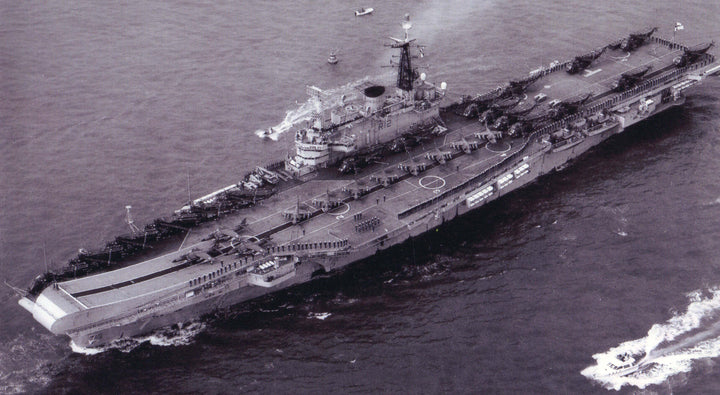 HMS Hermes R12 | Photo Print | Framed Print | Centaur Class | Aircraft Carrier | Royal Navy Hampshire Prints